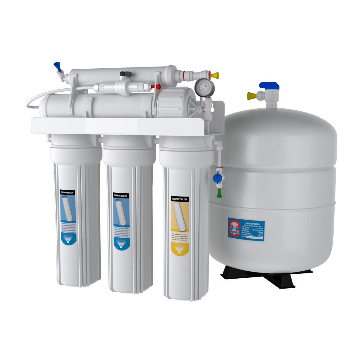 Diagram of our reverse osmosis system