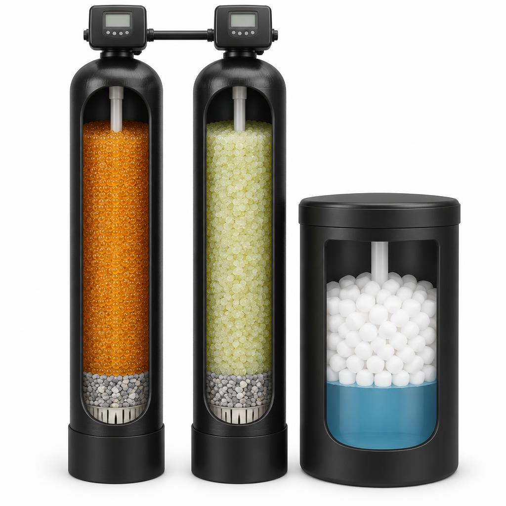 Diagram of our whole-home filtration system